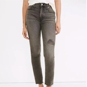 Madewell Dark Grey High Rise The Perfect Vintage Jeans size 29